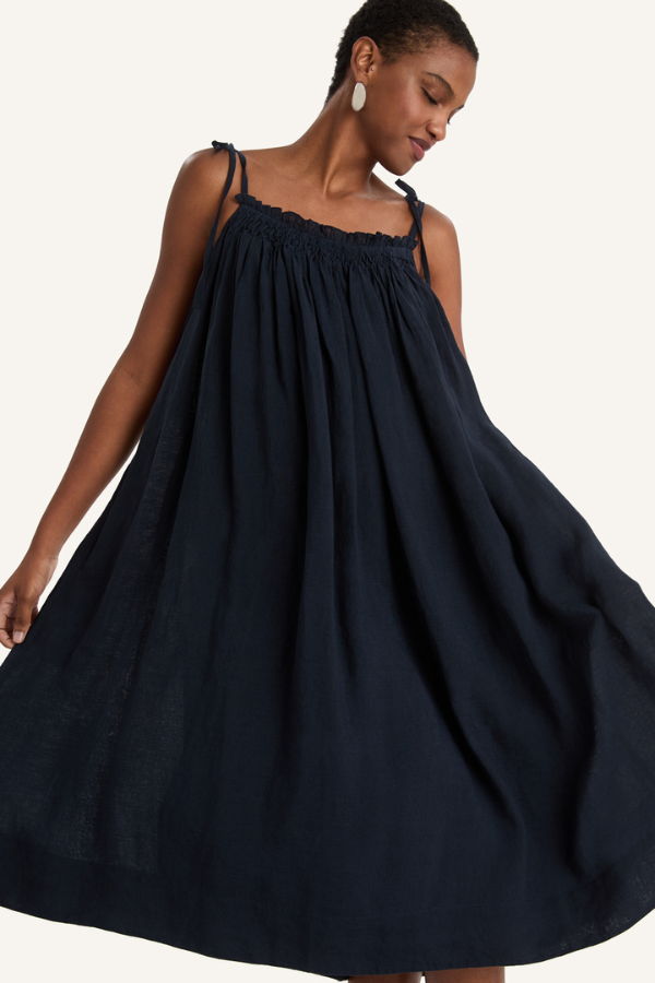 Laurus Dress in Navy