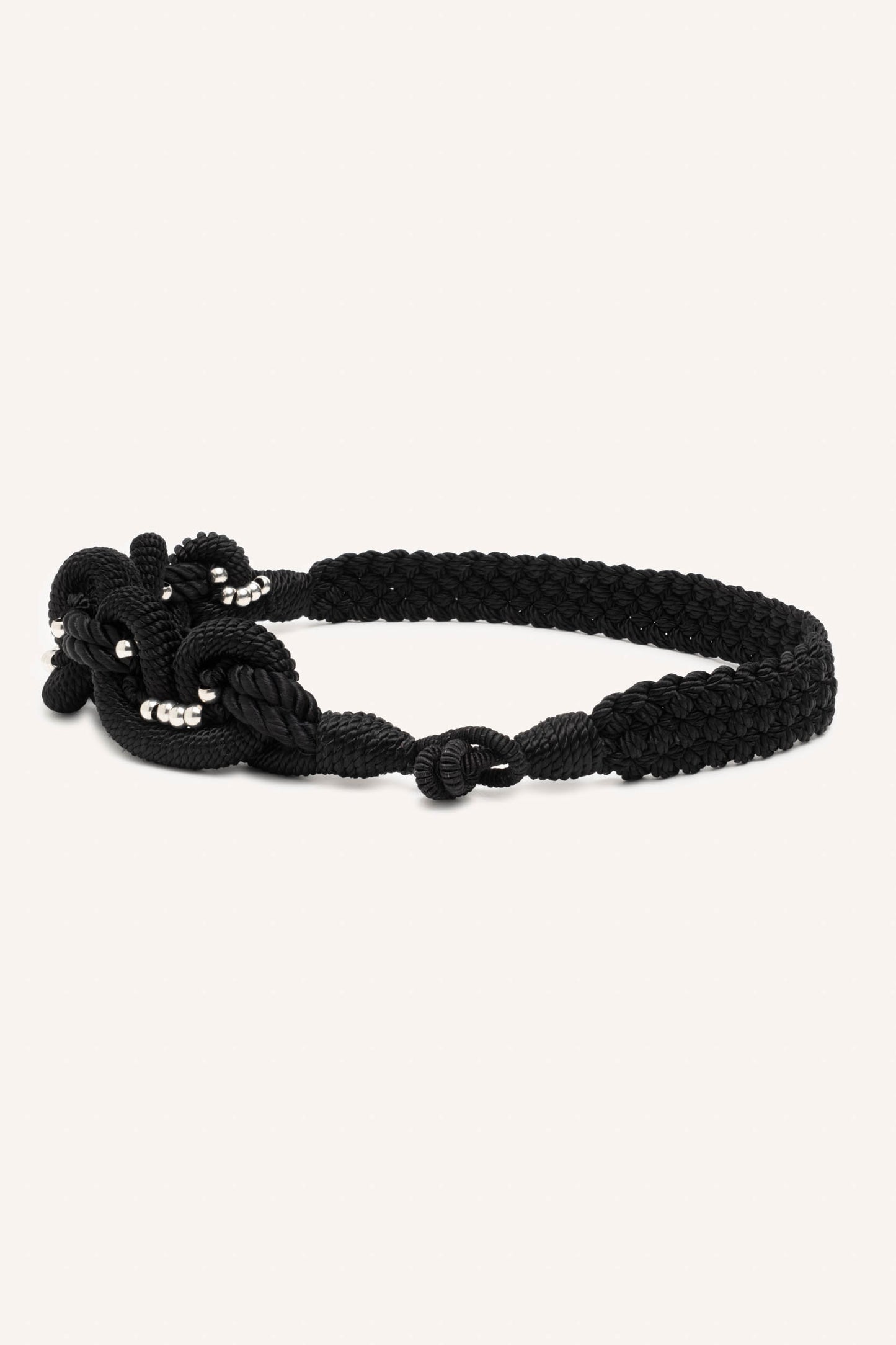 Uppsala Beaded Belt in Black