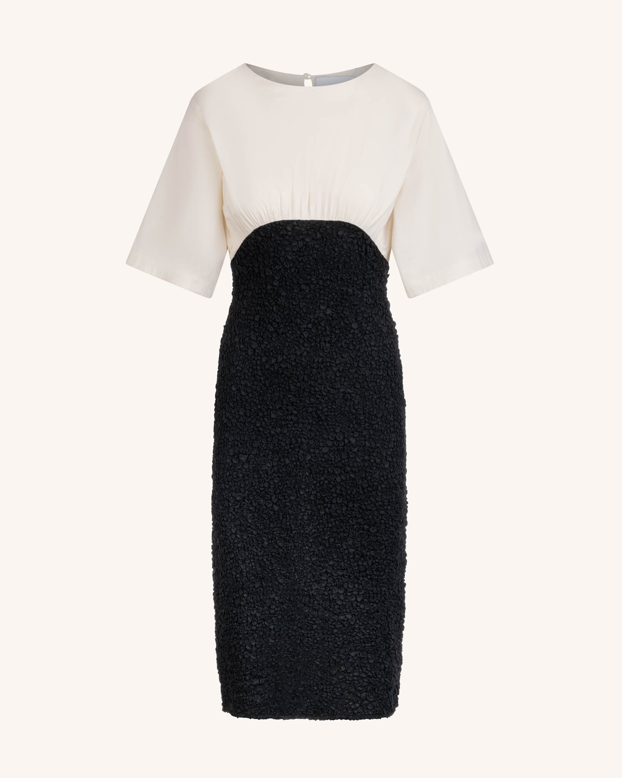 Solene Dress in Black Opaline Combo