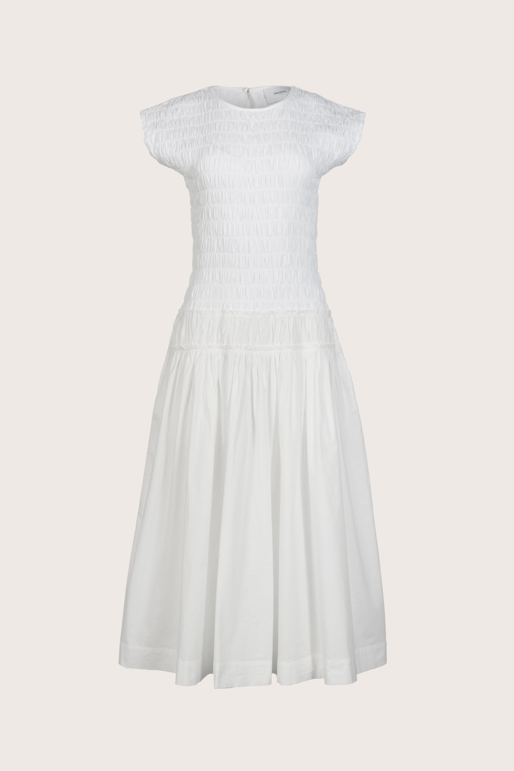 Meghna Dress in White