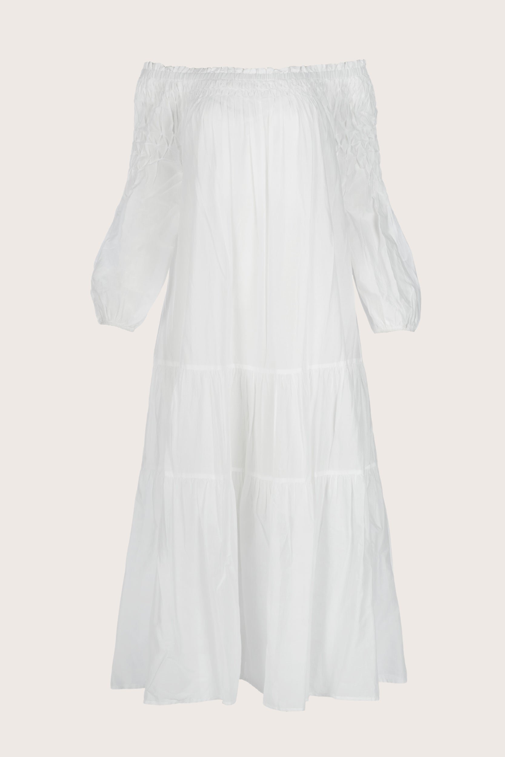 Zaria Dress in White