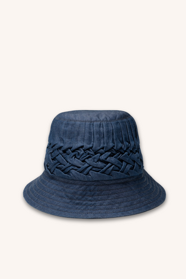 Marbella Hat in Dark Denim