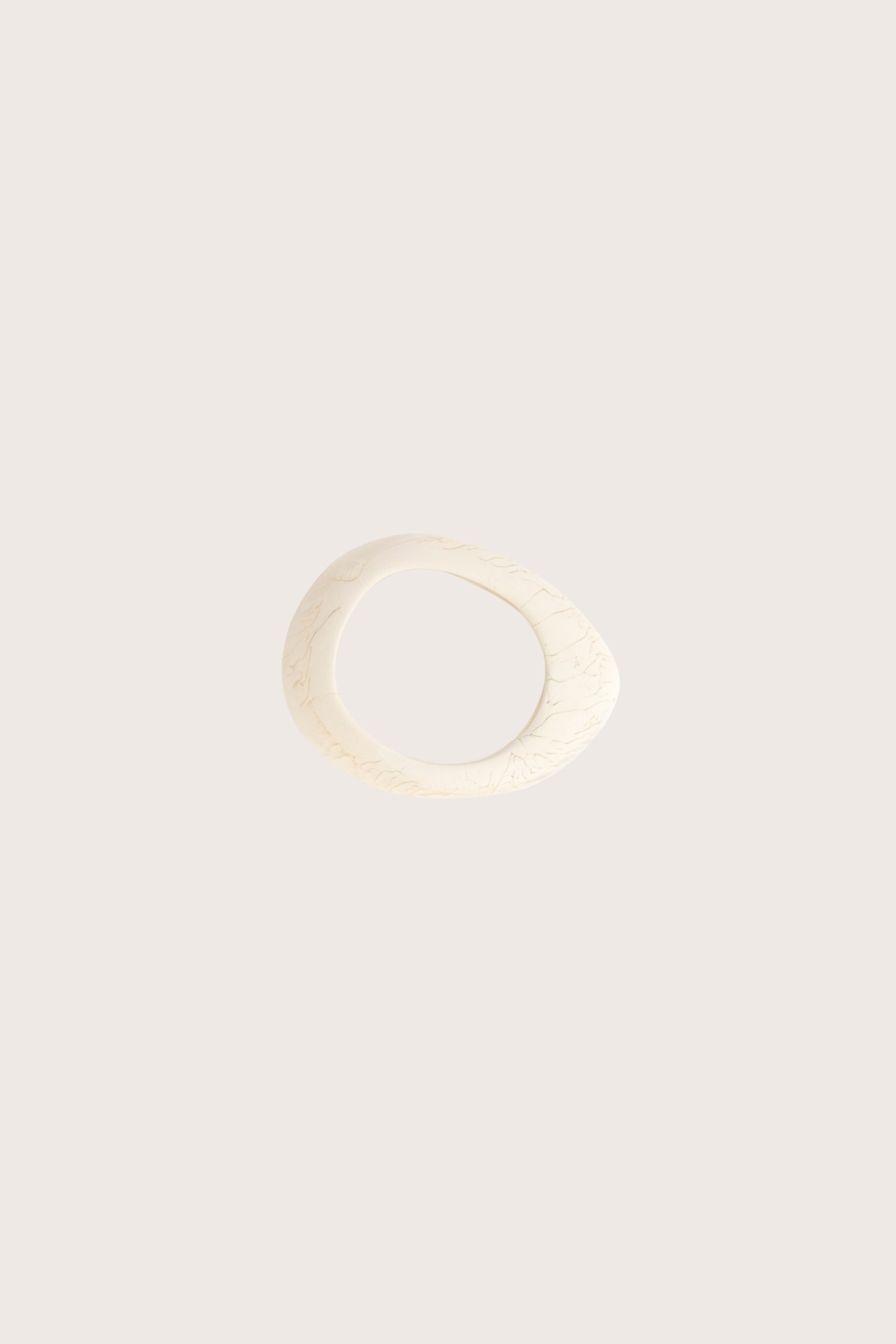Small Rock Bangle Chalk Swirl