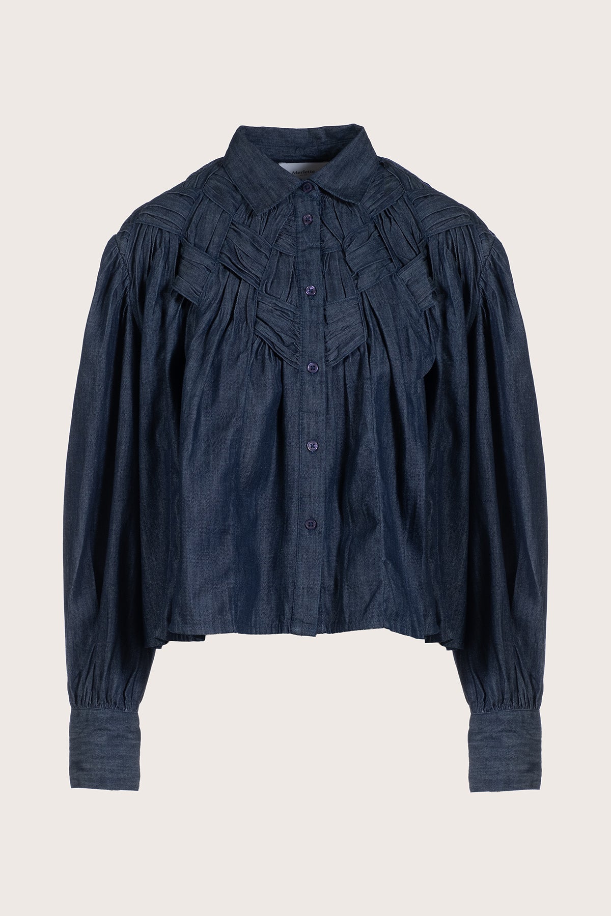 Georgica Top in Dark Denim