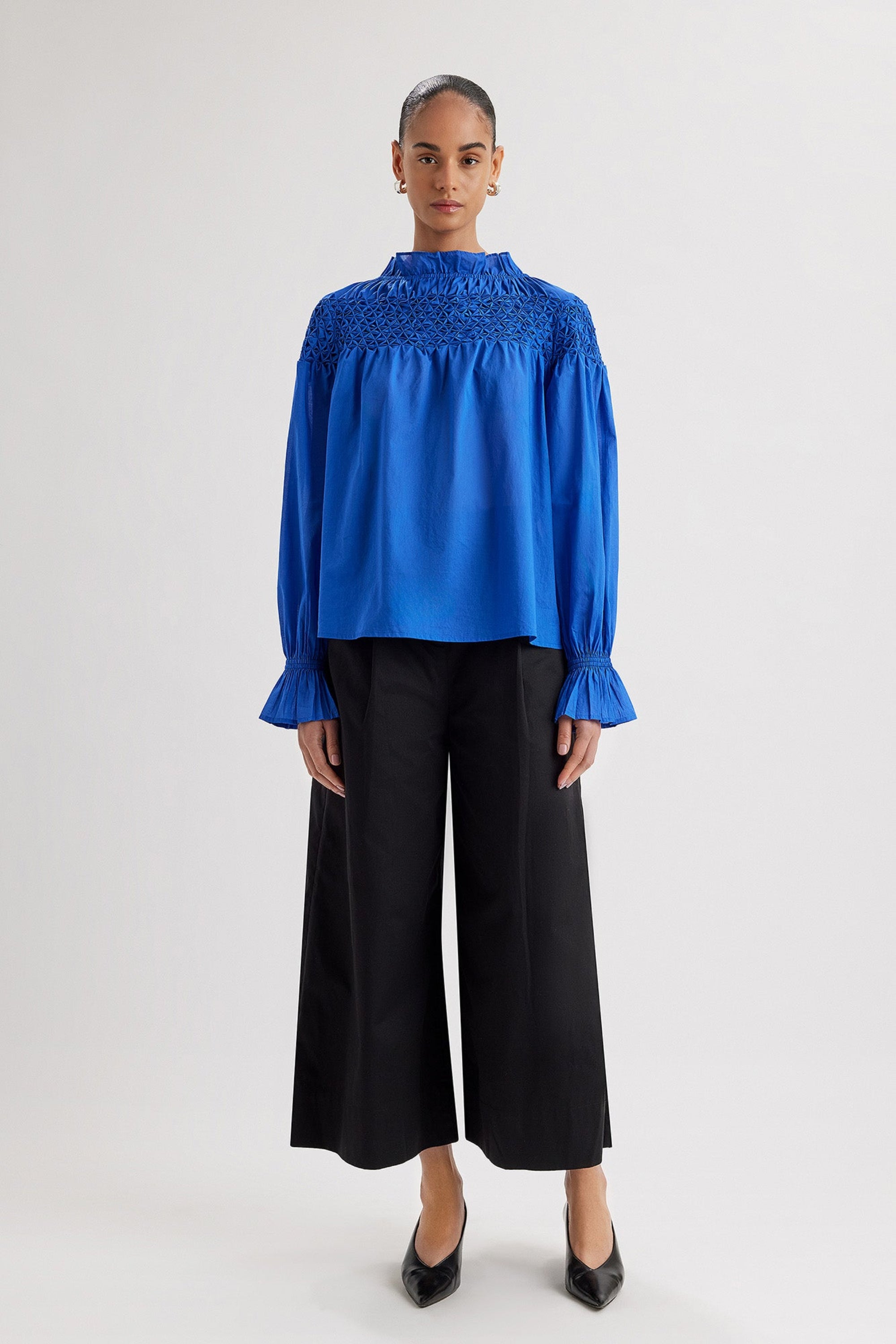 Majorelle Top in Ultramarine | Merlette