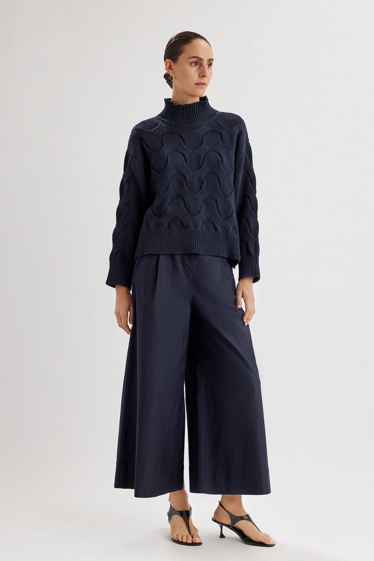 Amira Sweater in Navy