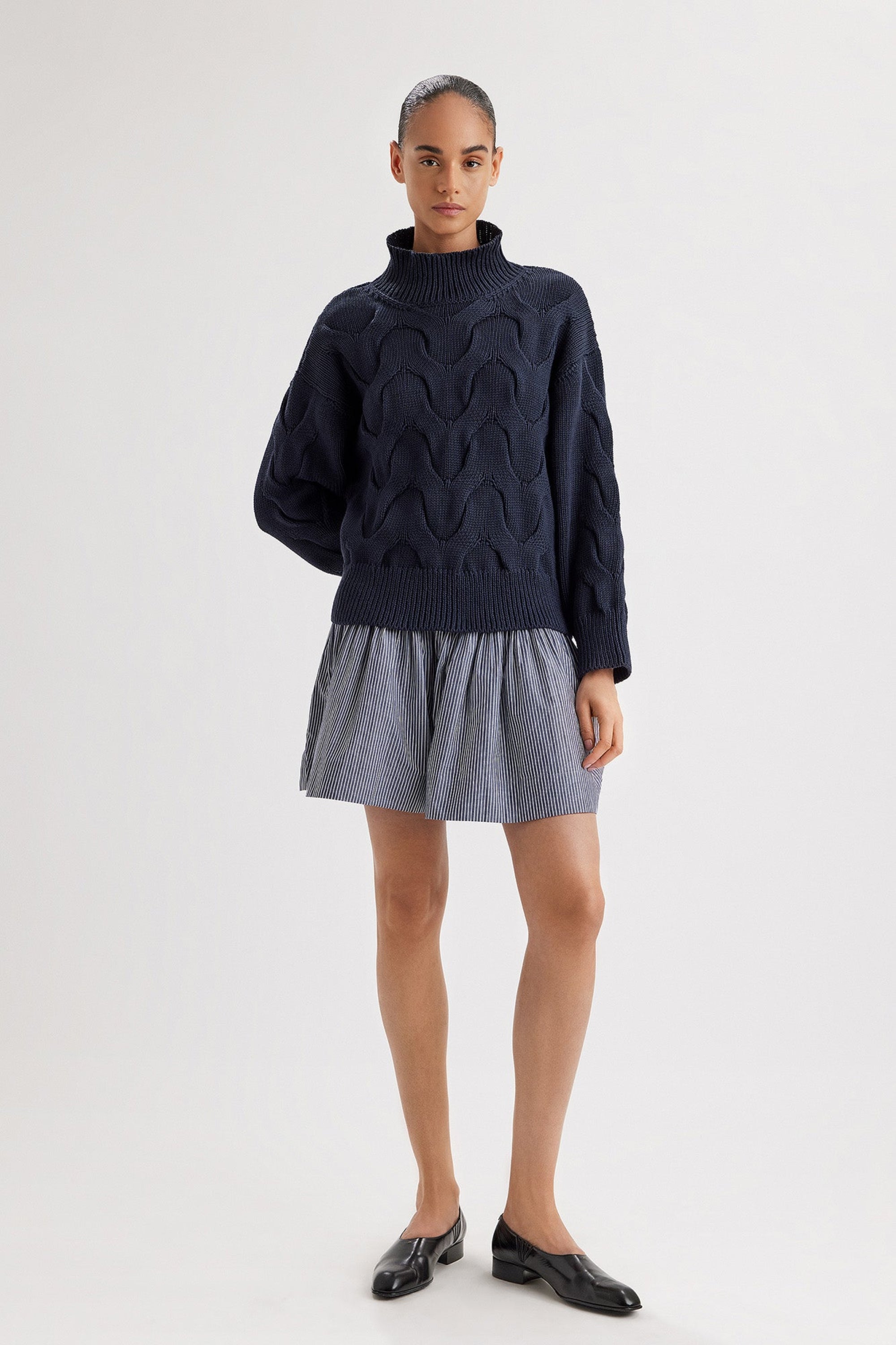 Amira Sweater in Navy