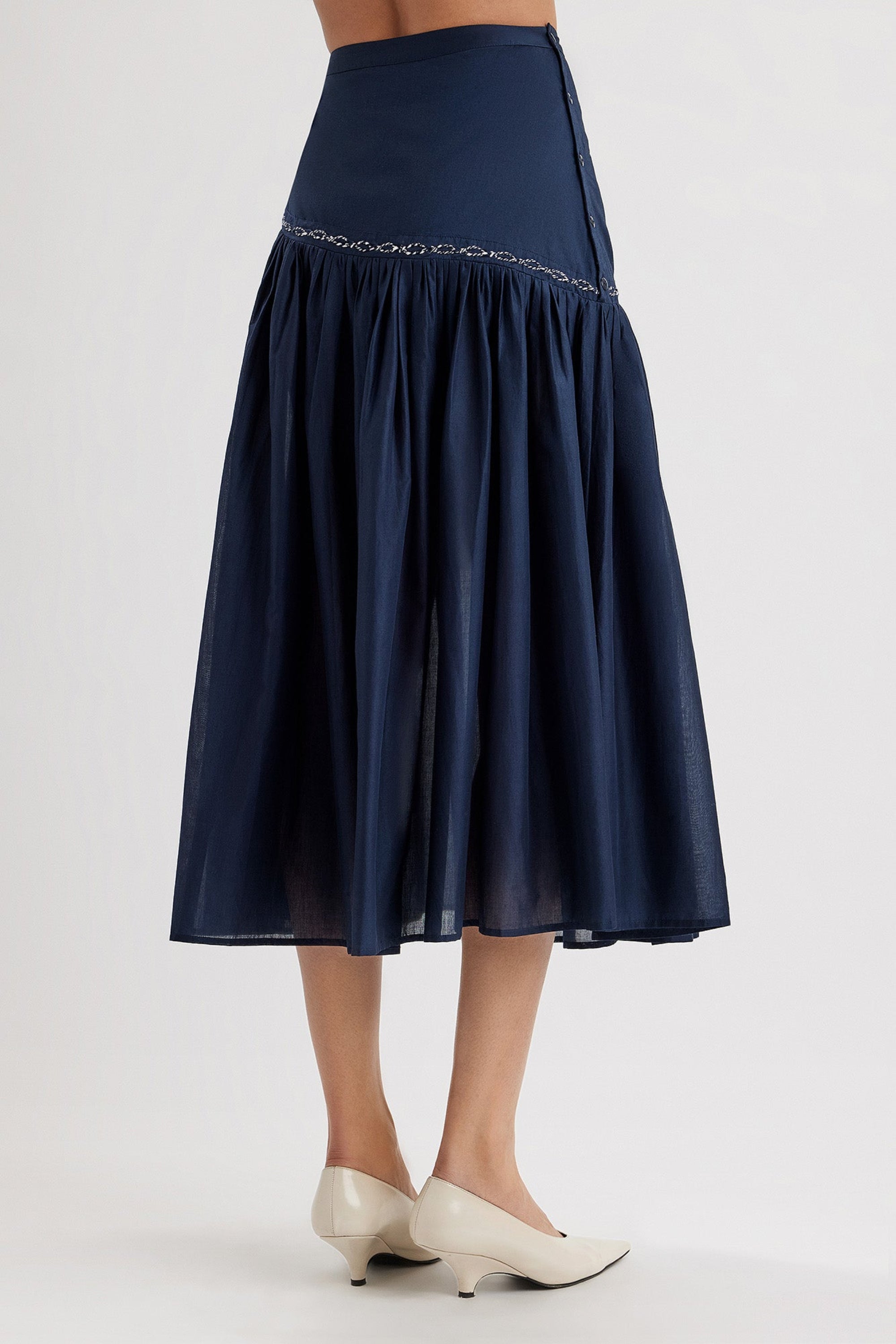 Elinga Skirt in Navy