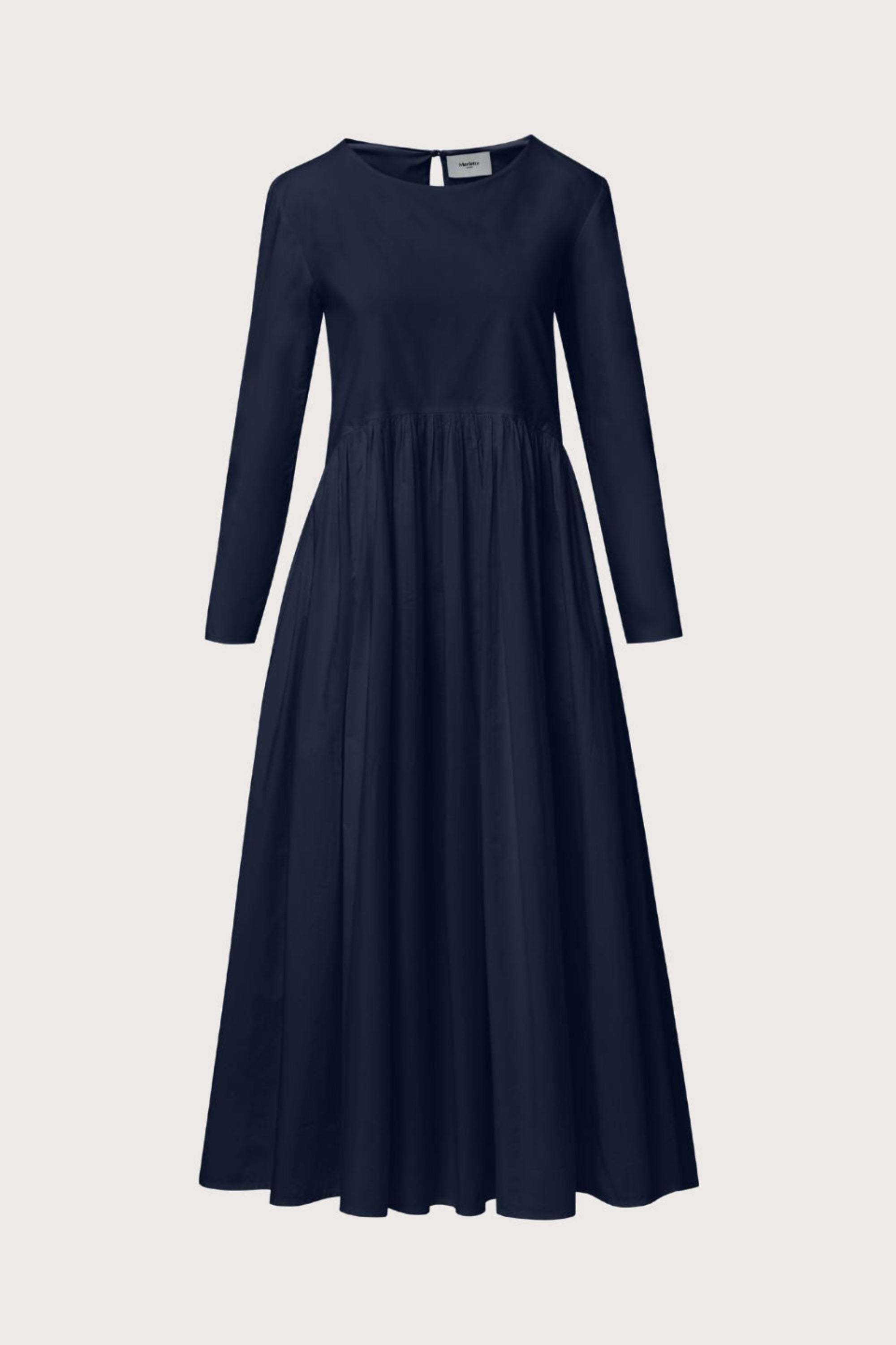 Chaouen Dress in Navy | Merlette