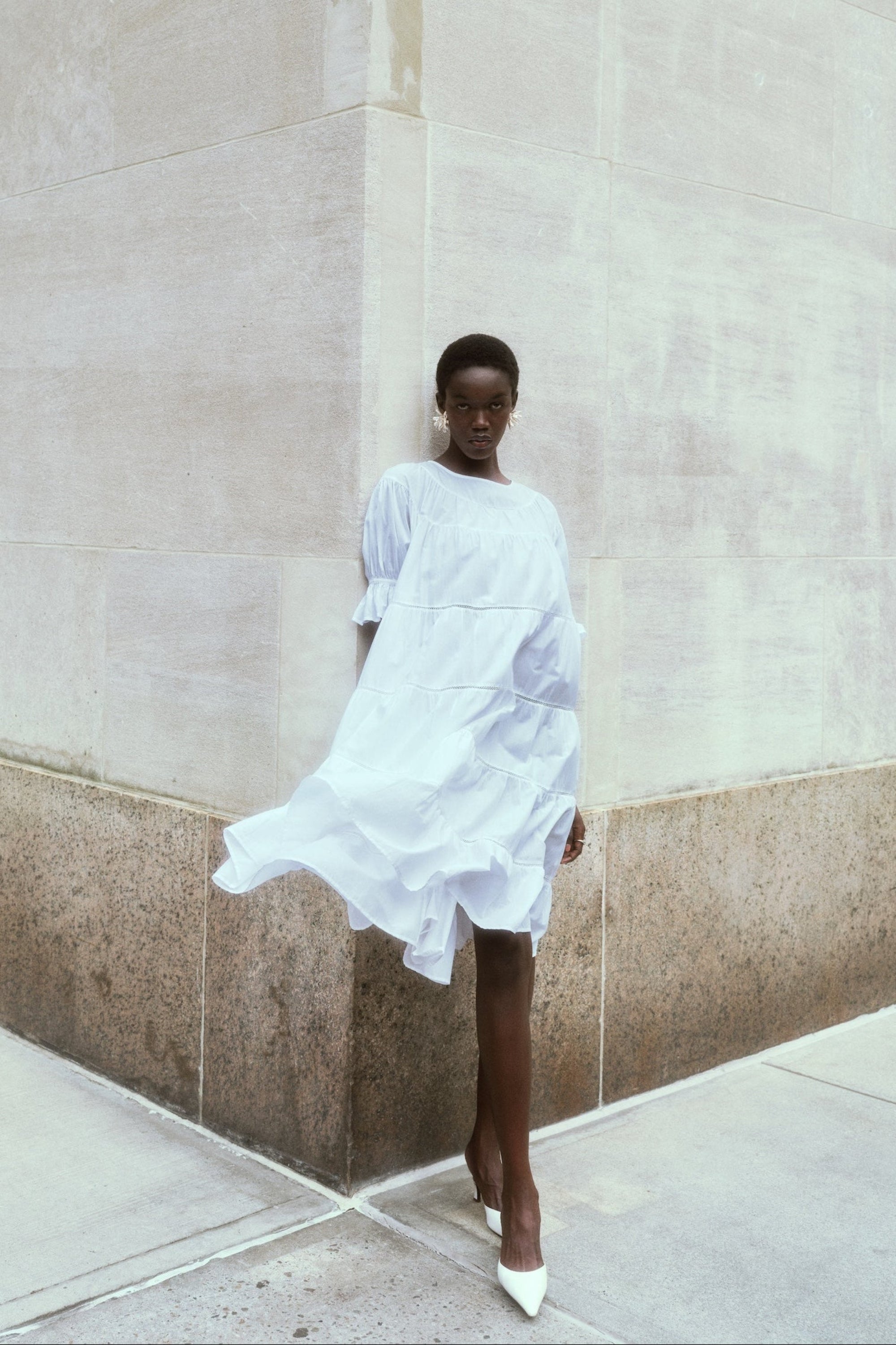 Paradis Dress in White