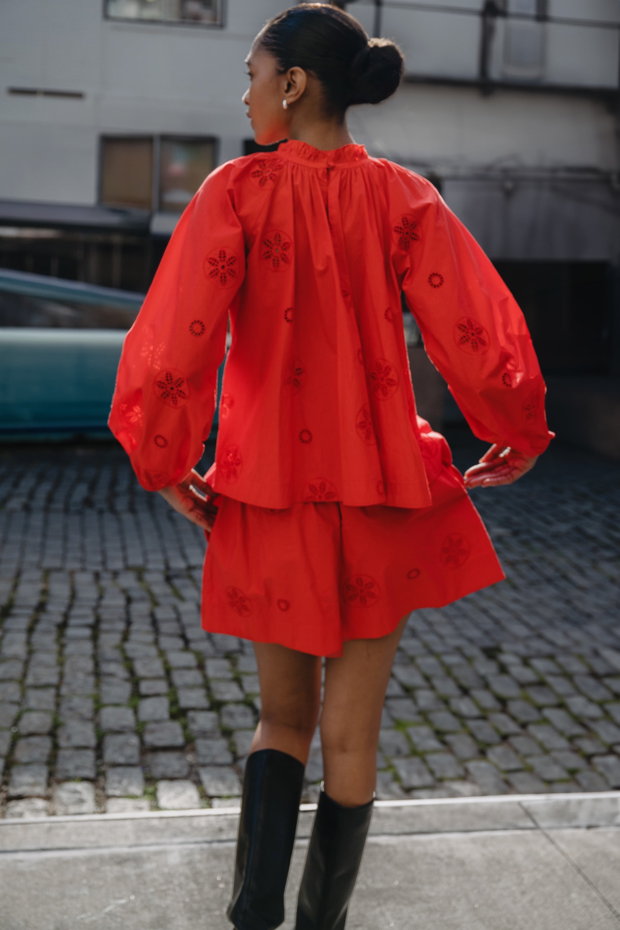 Merlette Soliman Tiered Dress in White