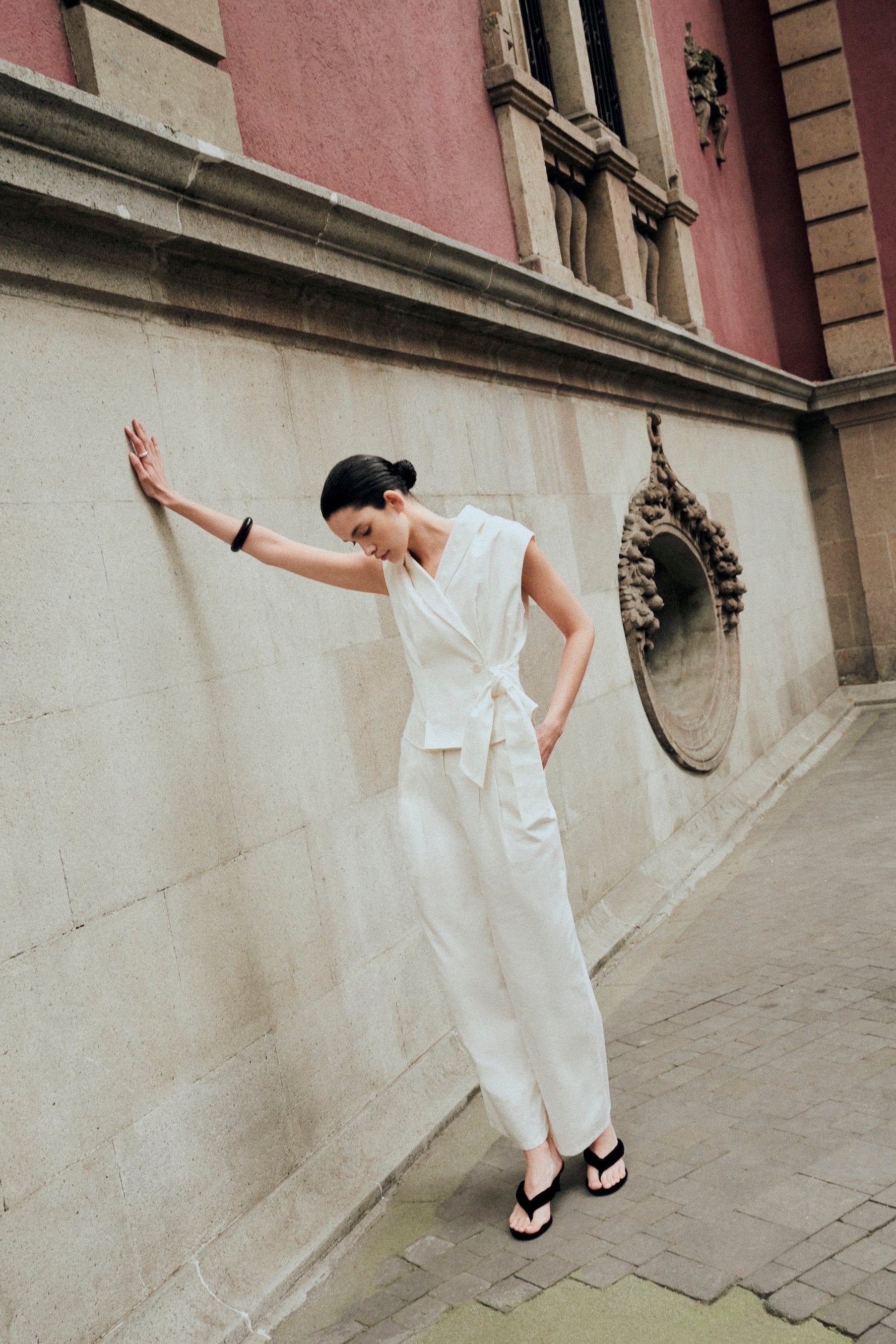 Niebla Pant in Ivory | Merlette