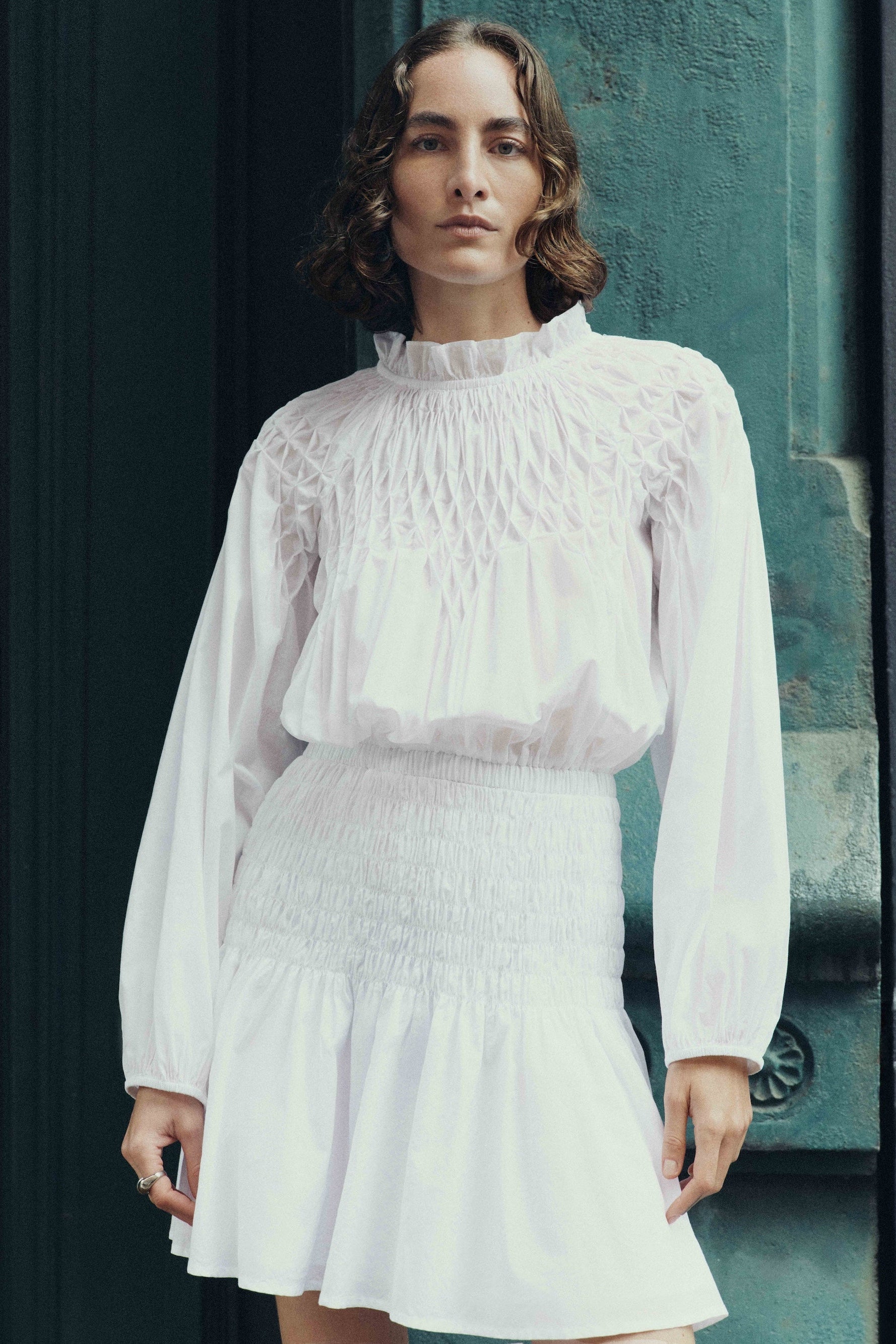 Céleste Dress in White