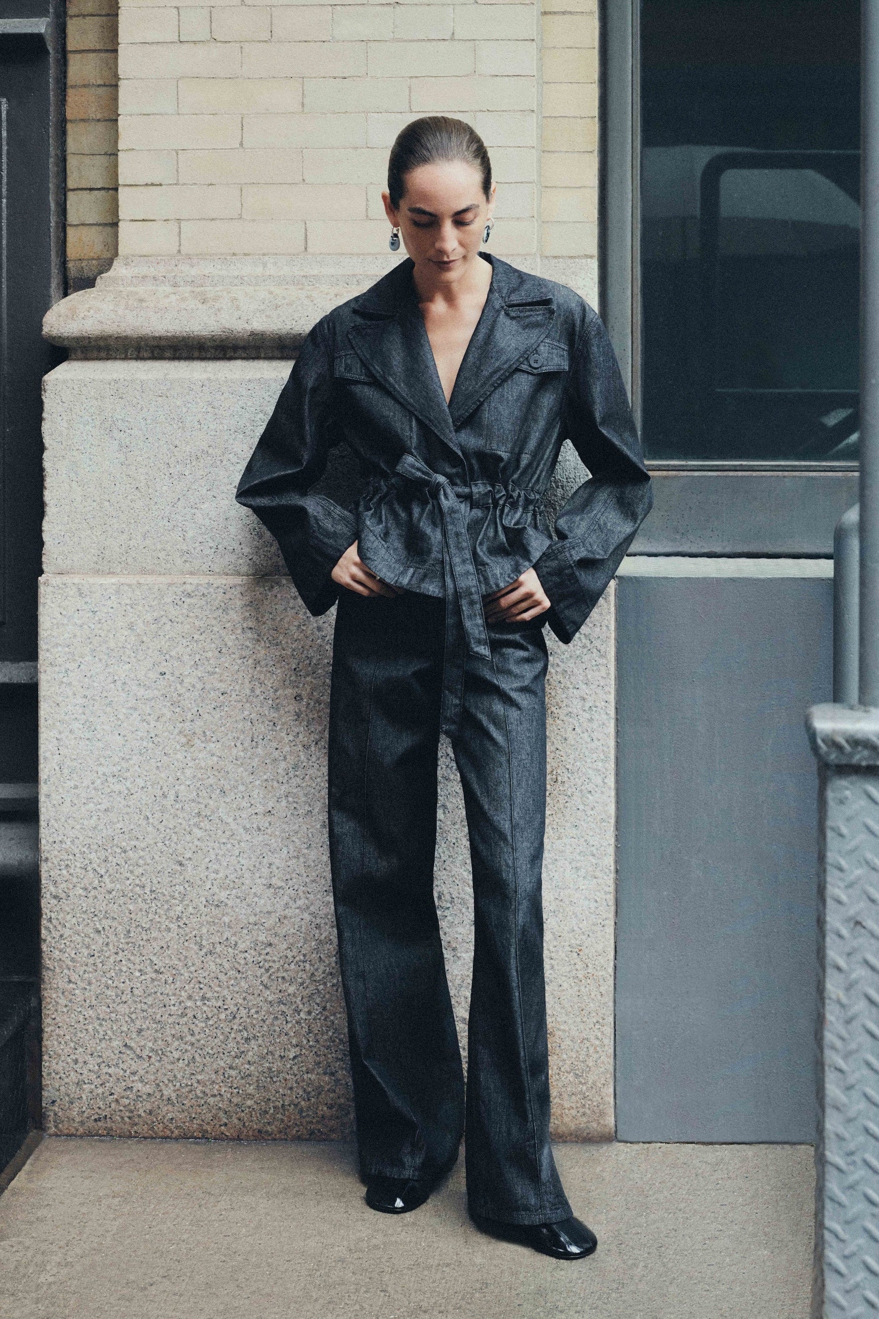 Soliman Dress in Navy