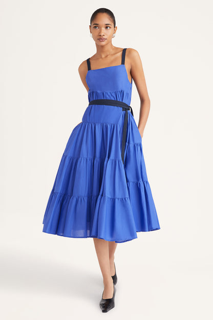 Birggi Dress in Berber Blue