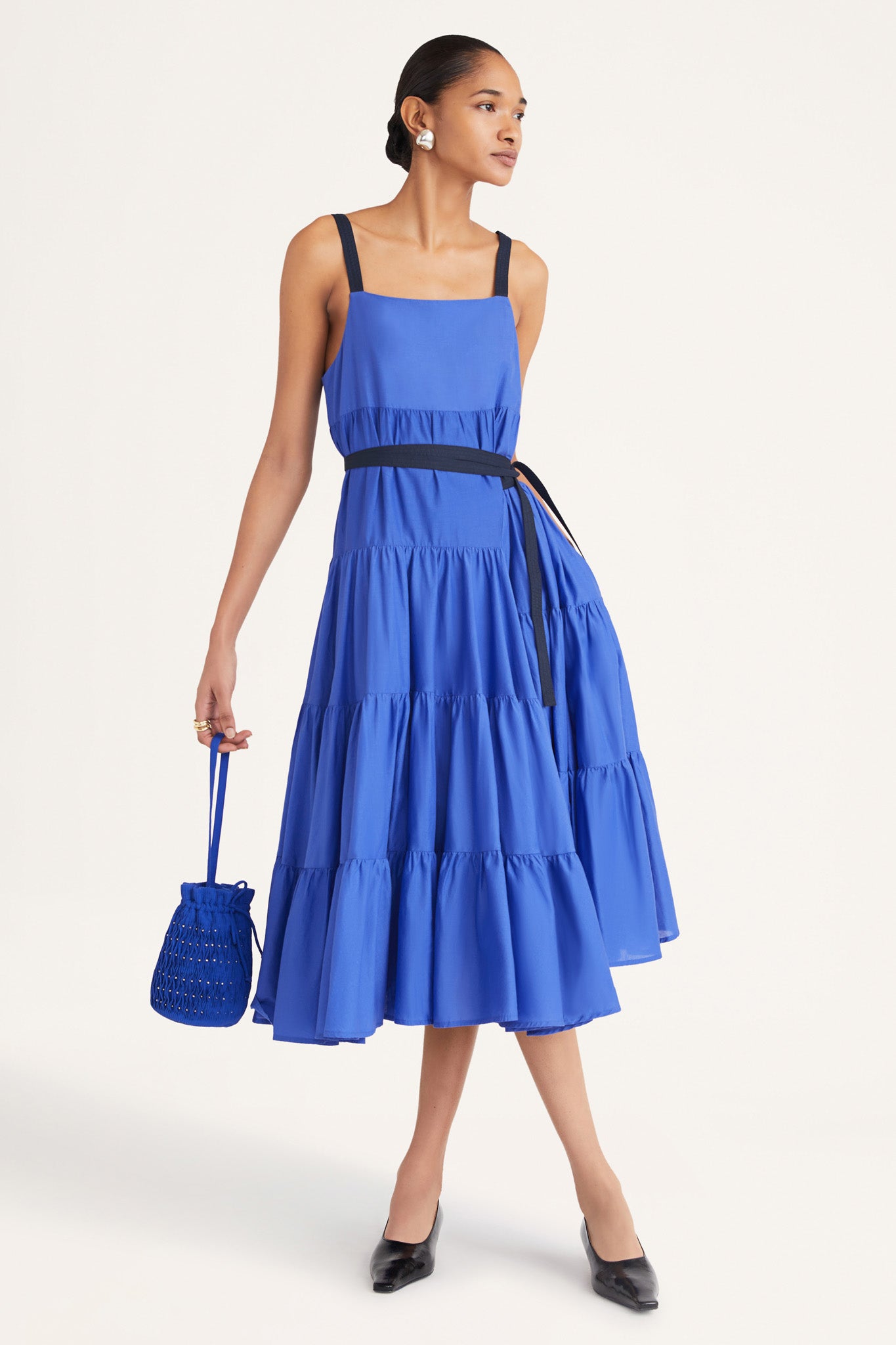 Birggi Dress in Berber Blue
