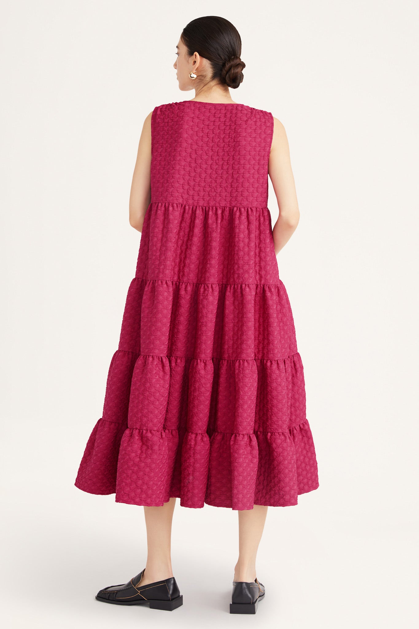 Chelsea Dress in Deep Pink