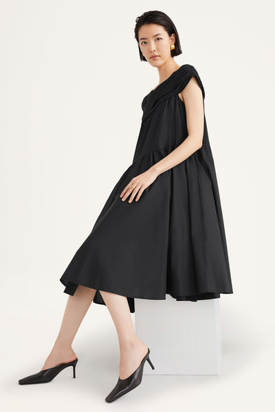 Crane Dress in Black