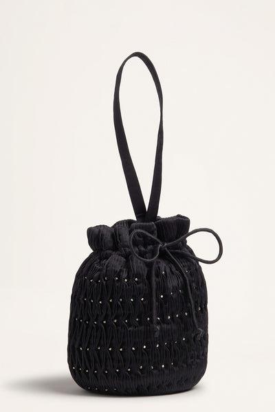 Deco Pouch Beaded in Black
