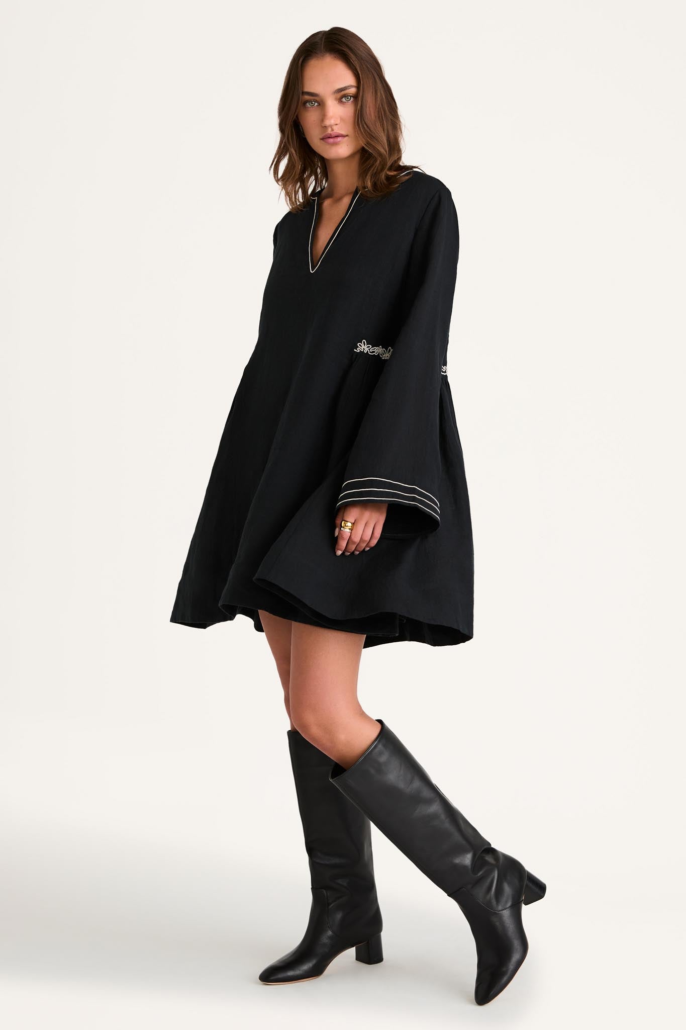 Riverside Dress in Black