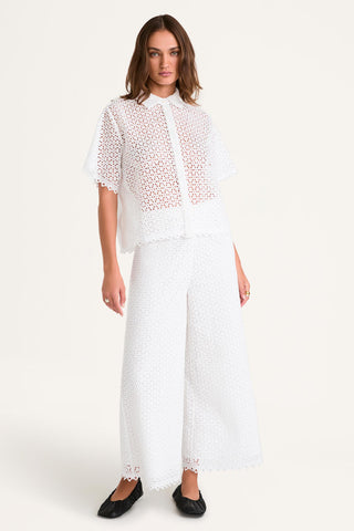 Merlette Perle Top In White In White