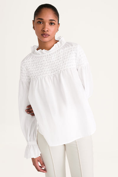 saya様　Merlette Sol blouse xs white saya様 Merlette Sol blouse xs white - メルカリ