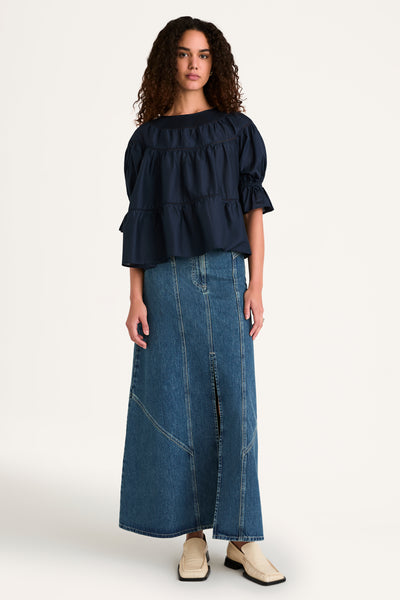 Merlette Sol Top in Navy