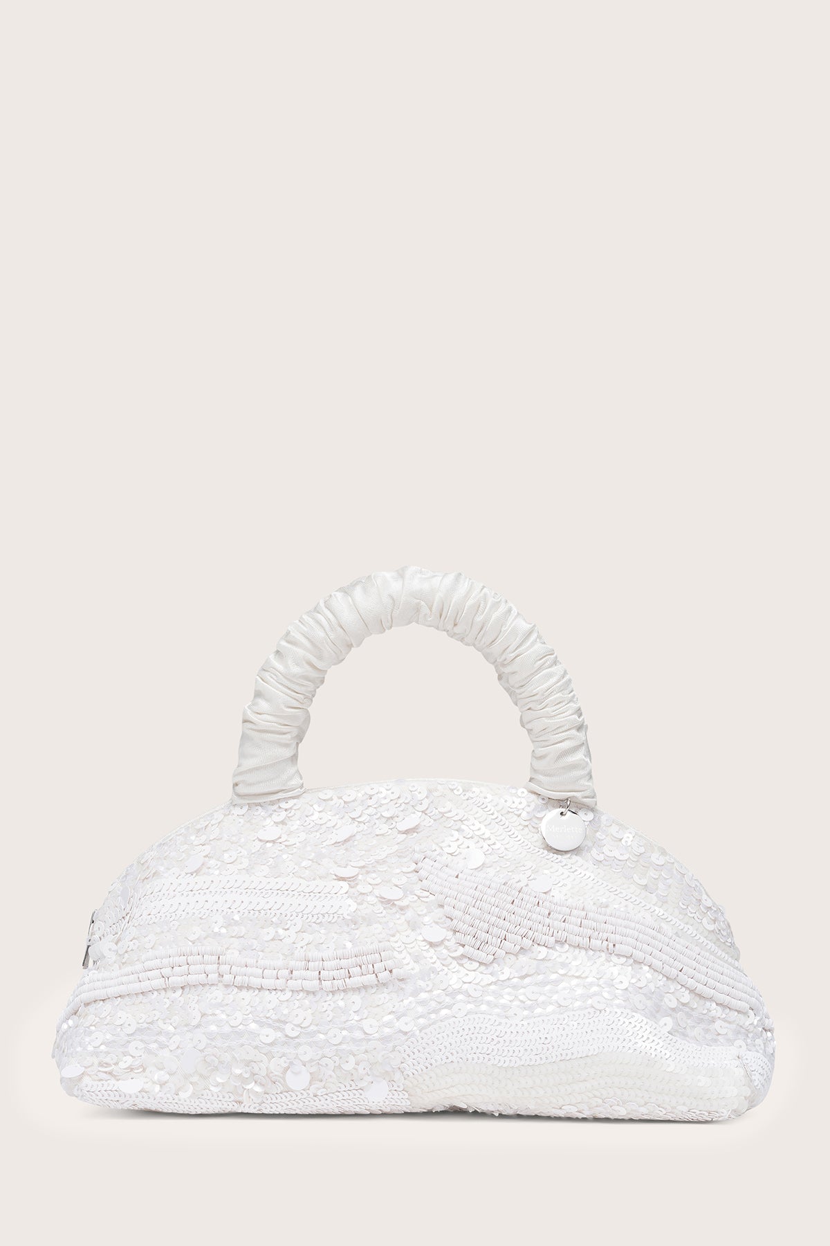 Lune Mini Emb in Ivory
