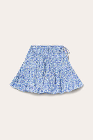 Shop Merlette Hill Skirt In Liberty Blue Print