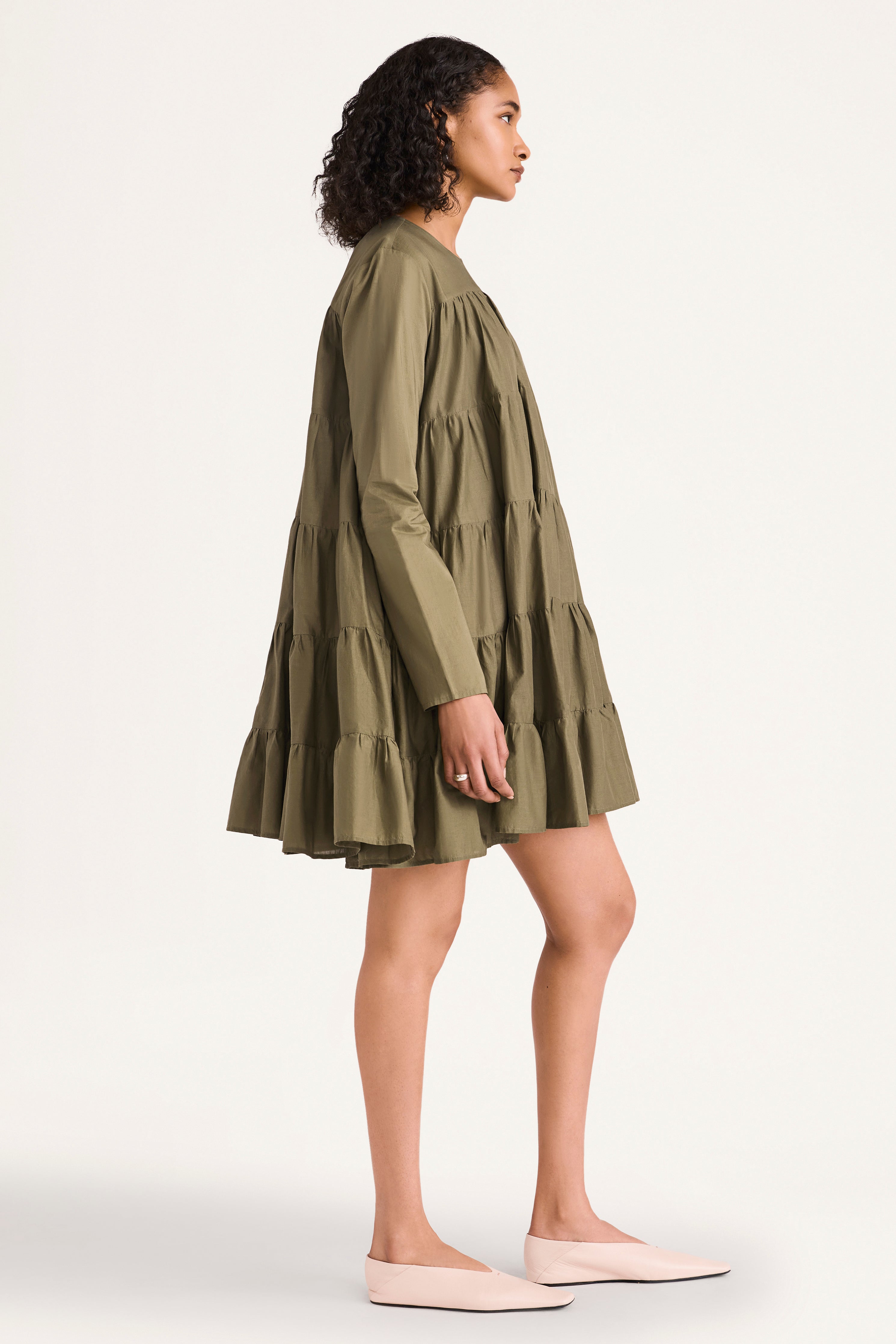 Soliman Dress in khaki