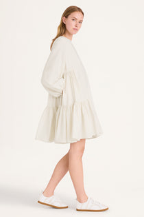 Byward Dress in Chalk
