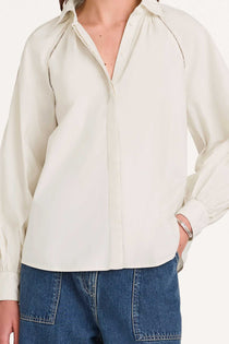 Tiana Top in Chalk