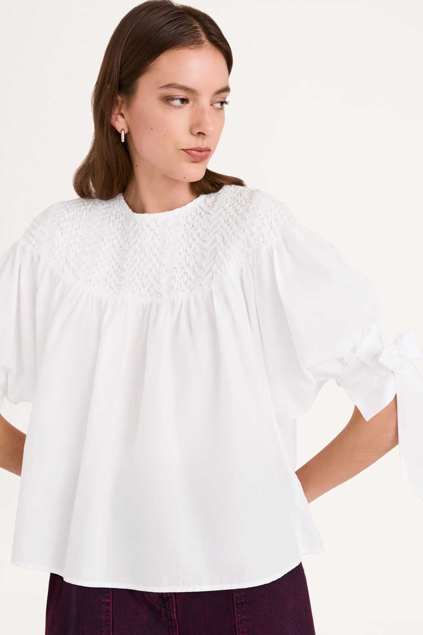 Varda Top in White