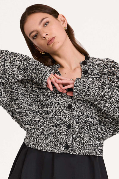 Hubert Sweater in Black White