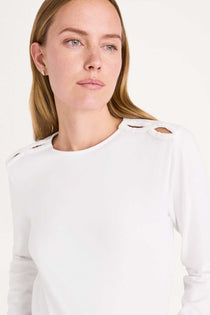 Cadenza Top in White