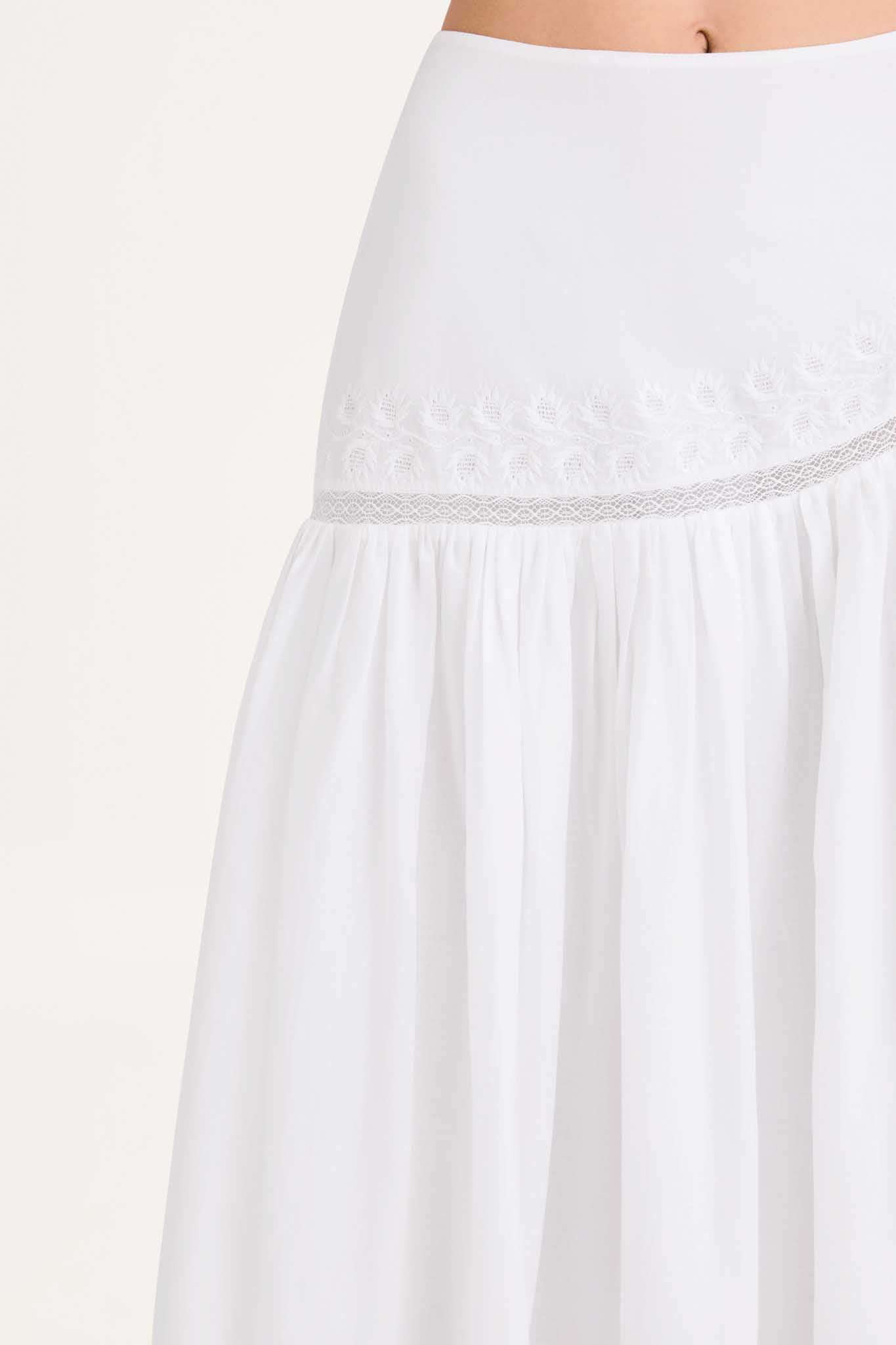 Aubrac Skirt in White