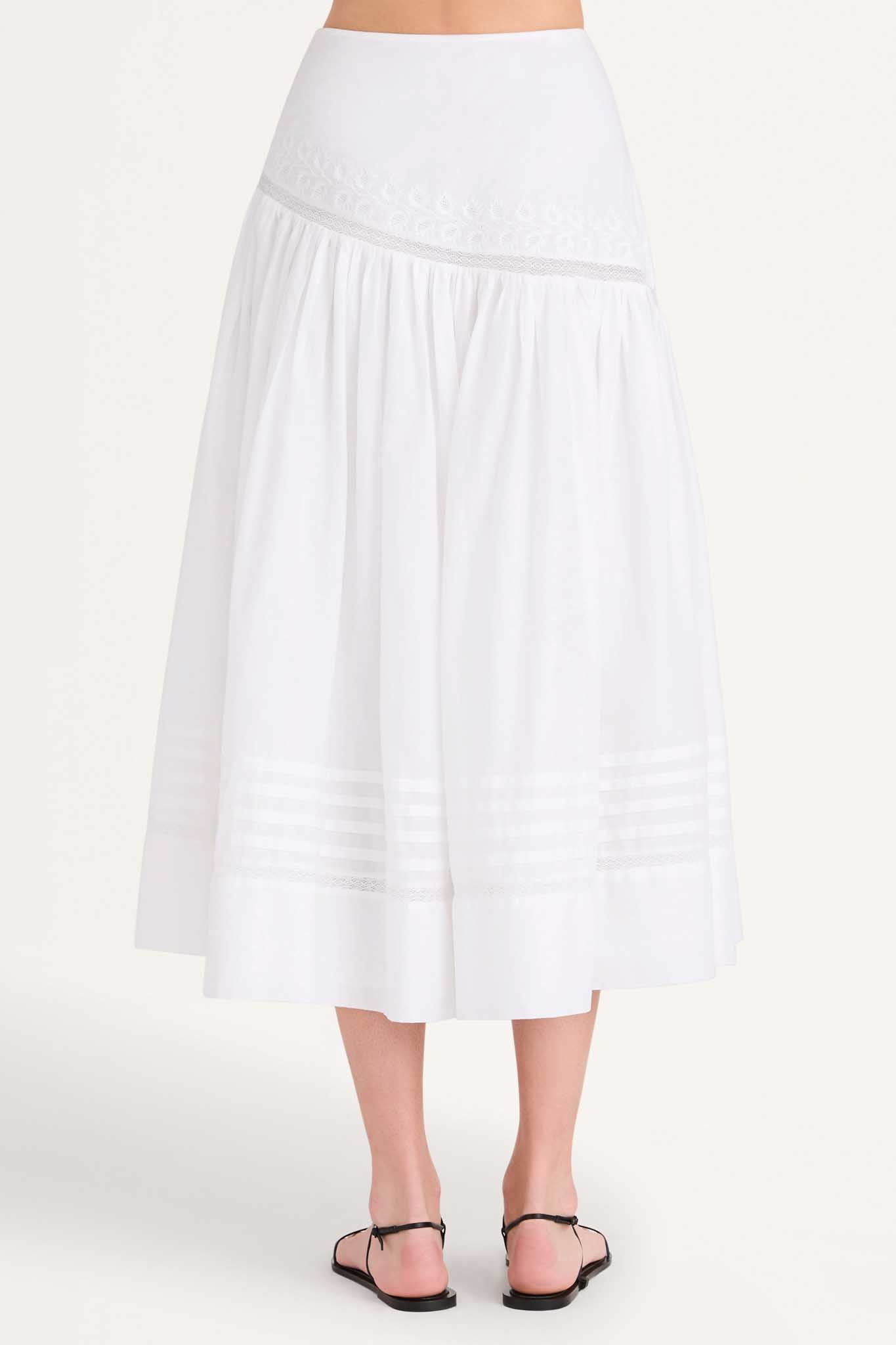 Aubrac Skirt in White