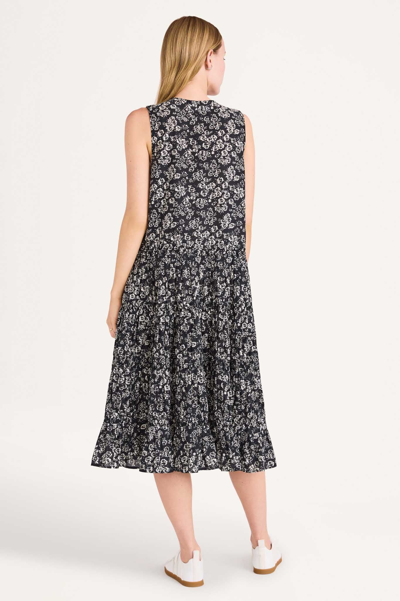 Wallis black 2025 floral dress