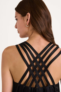 Obsidian Dress in Black