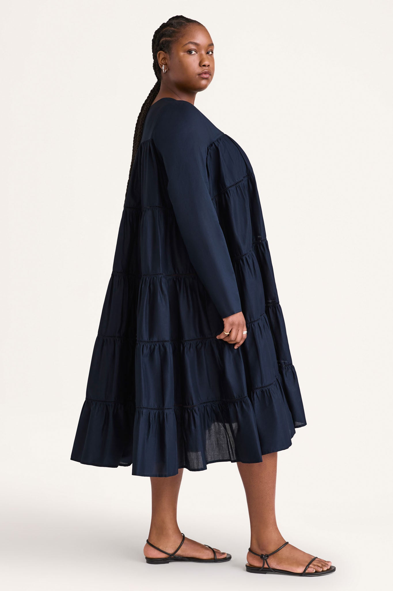 Essaouira Dress in Navy