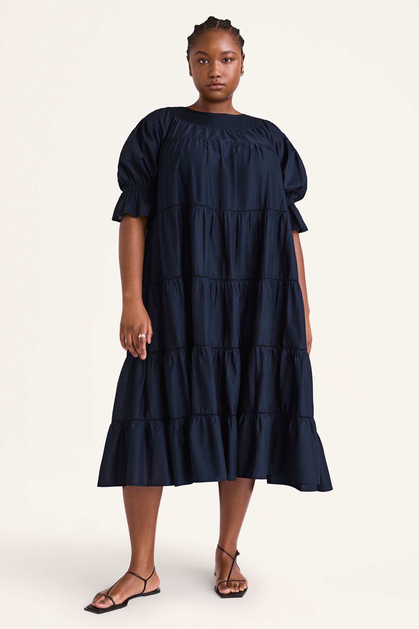 Paradis Dress in Navy