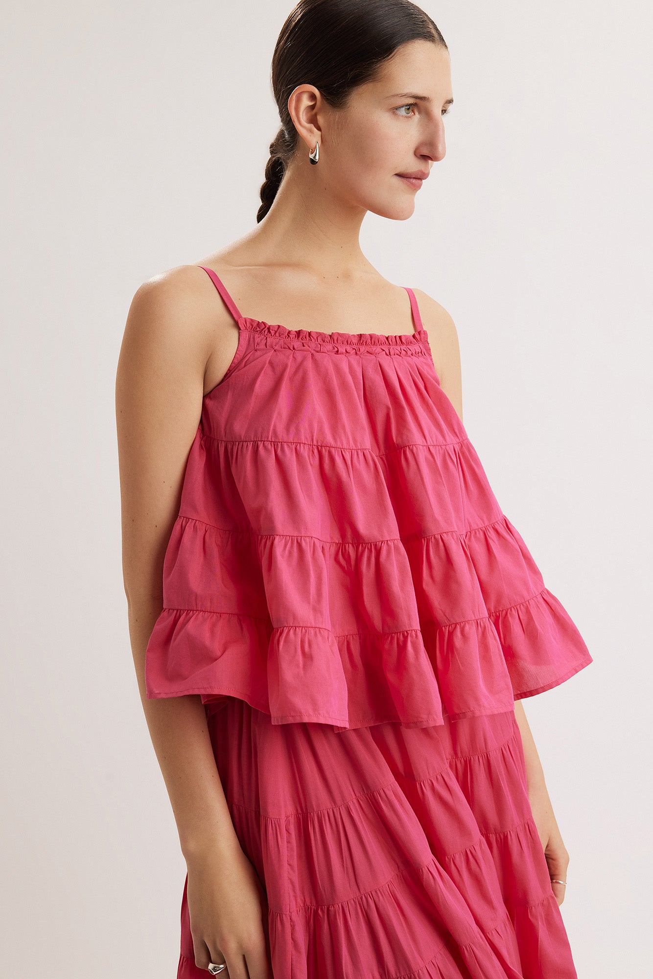 Saaz Top in Bougainvillea