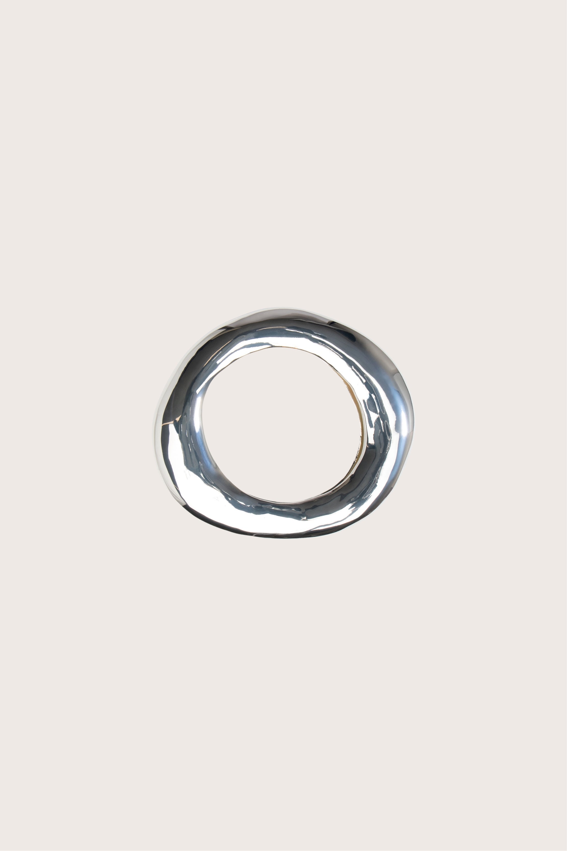 Small Drift Bangle in Silver