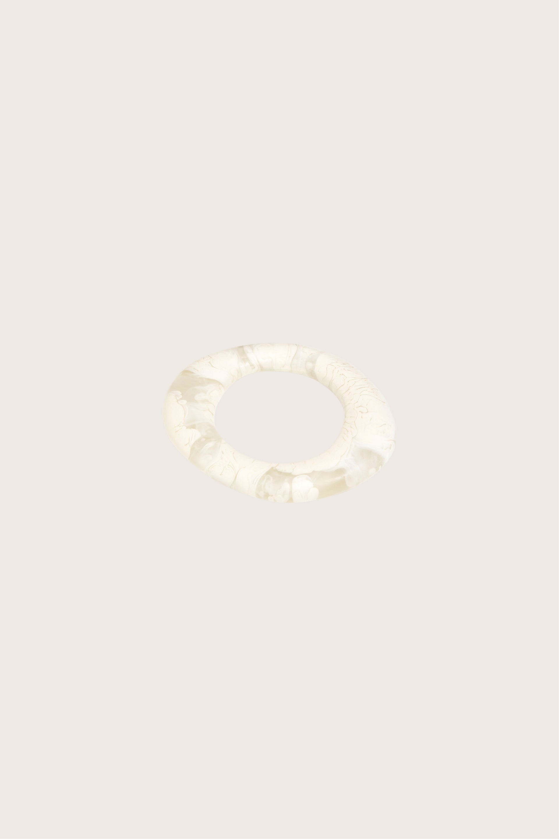 Small Drift Bangle Chalk Swirl