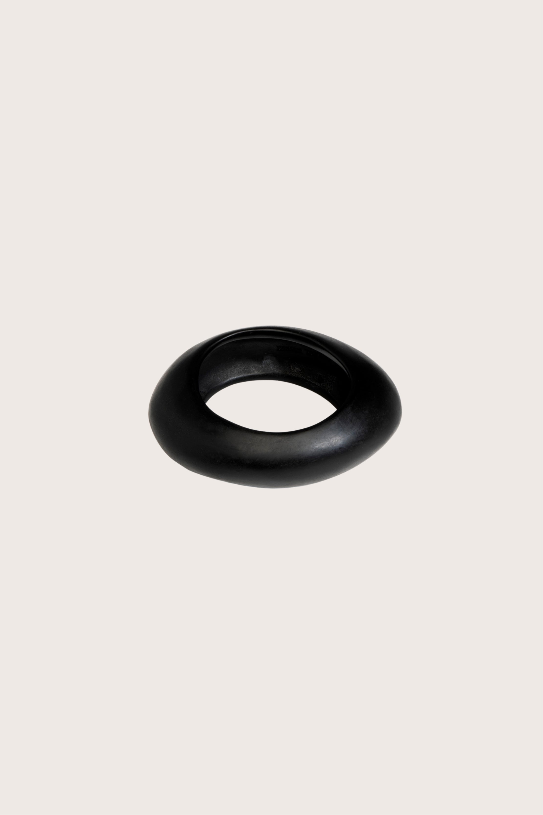 Medium Rock Bangle in Black