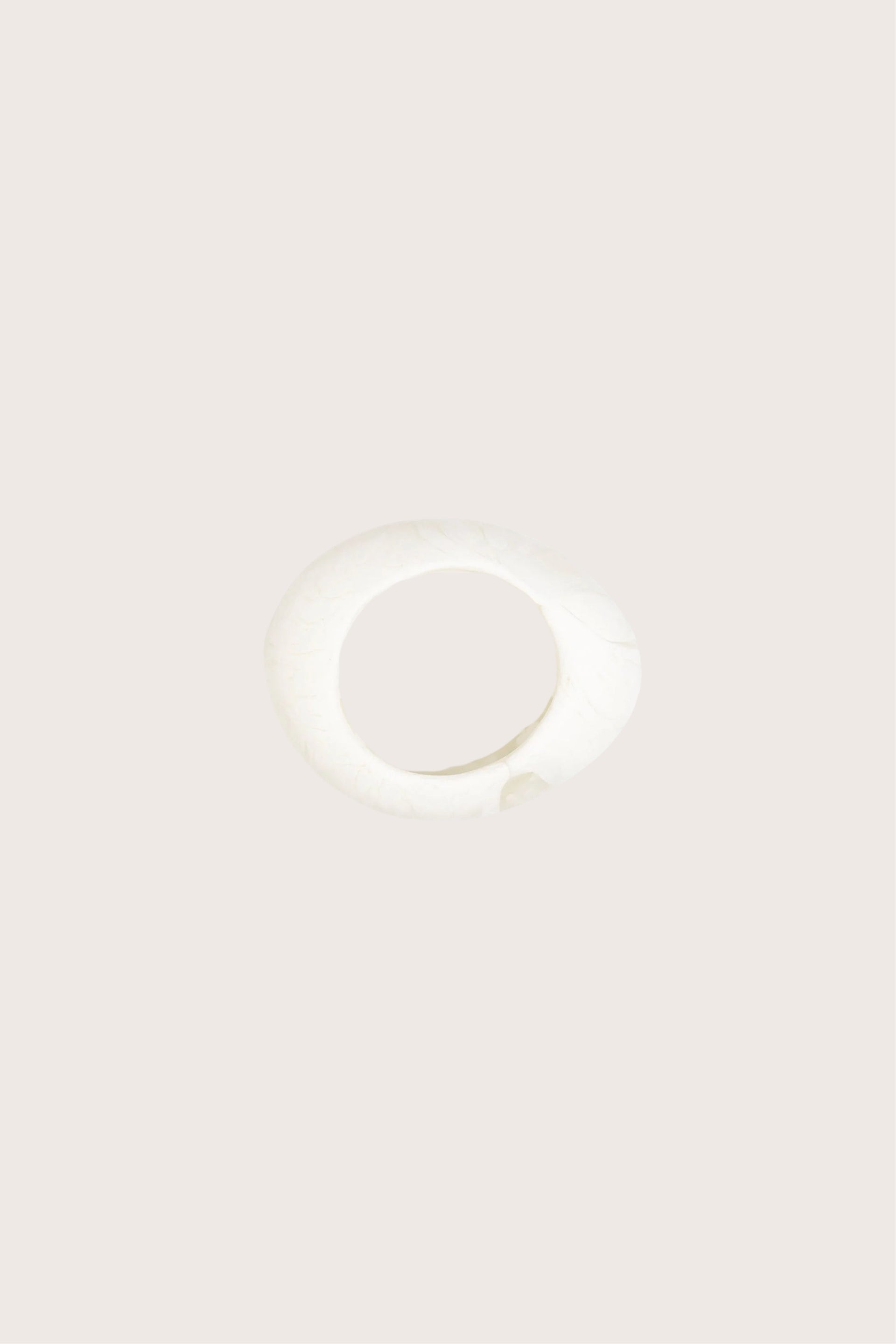 Medium Rock Bangle Chalk Swirl