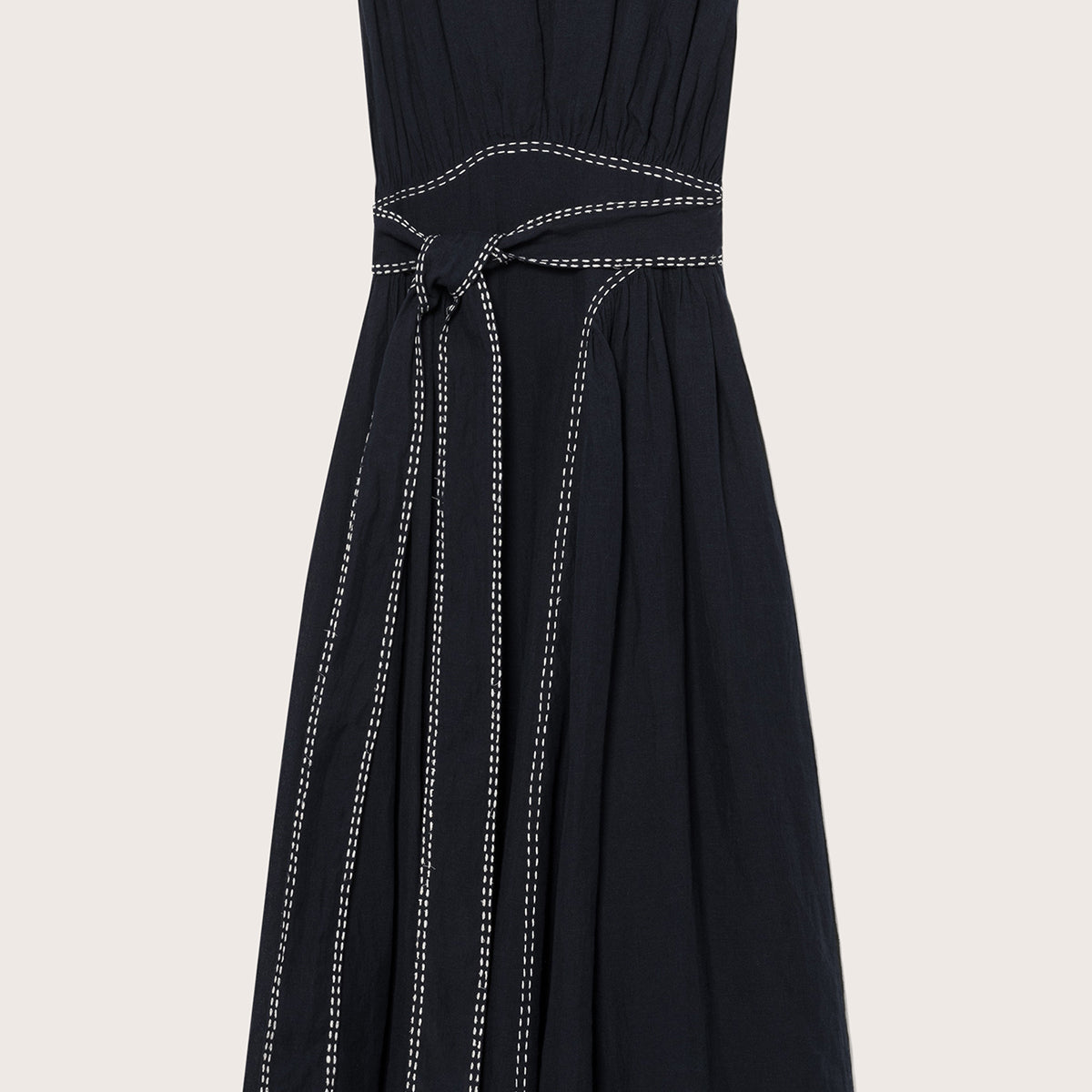 merlette verena linen midi dress Women's Verena Dress | Color: Navy