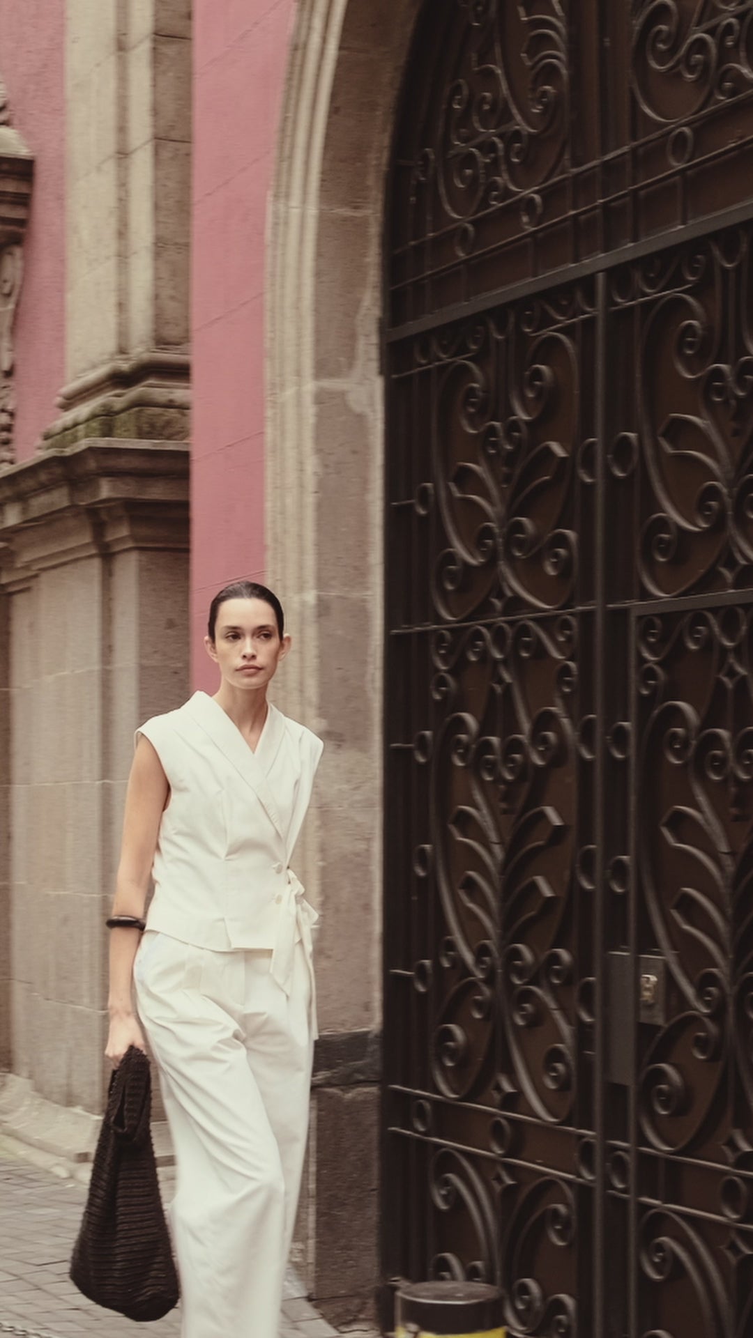 Aura Top in Ivory | Merlette