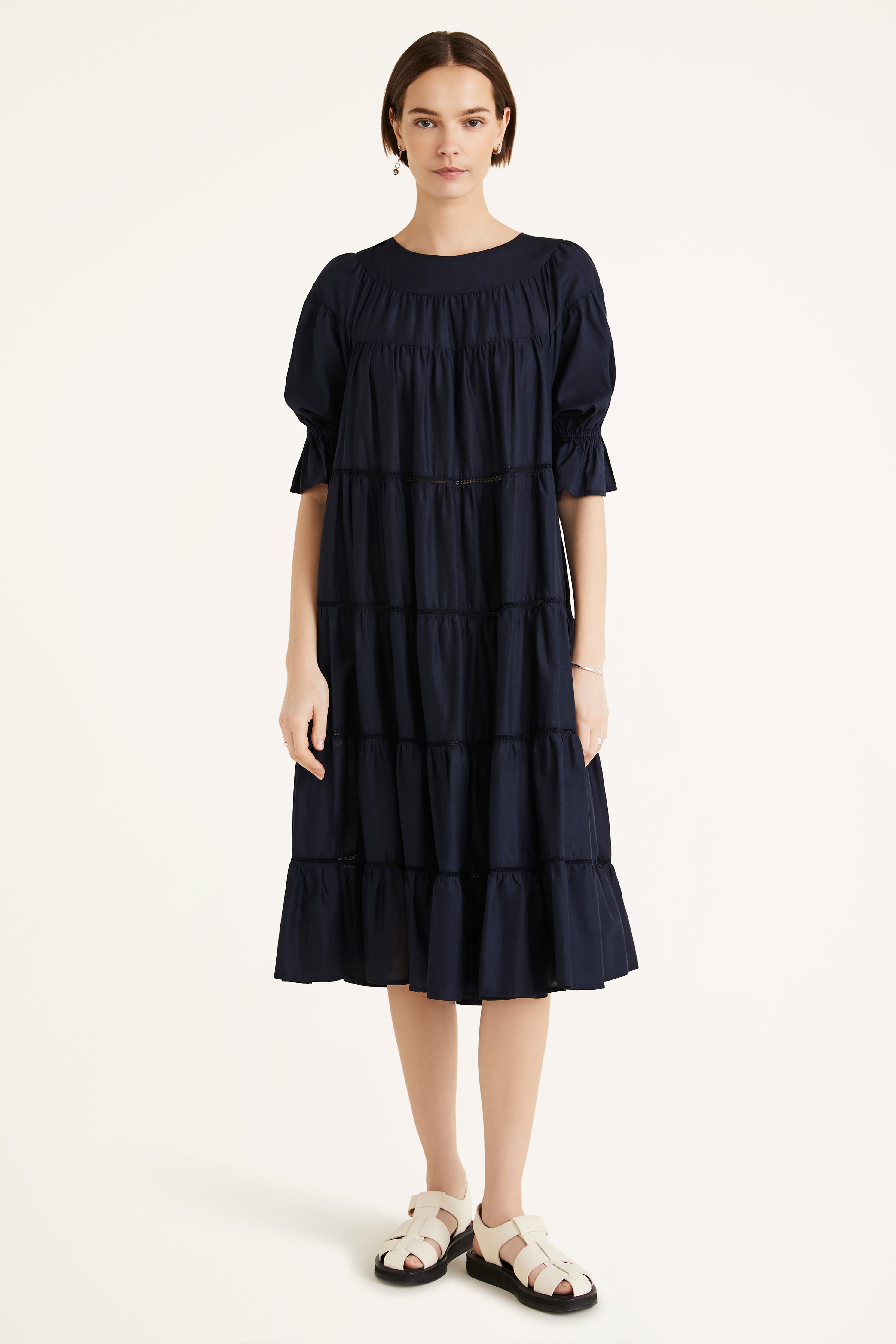 Paradis Dress in Navy