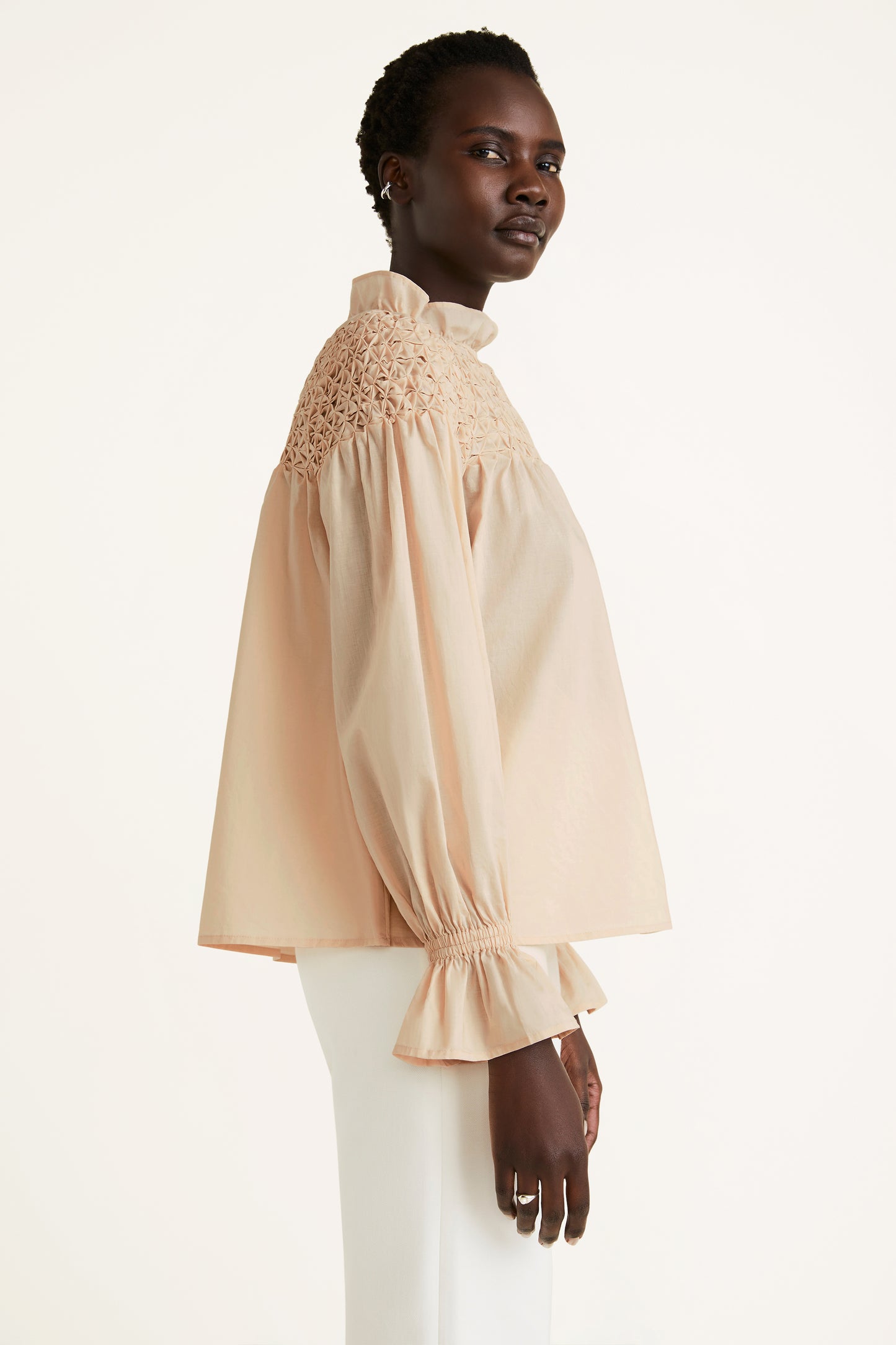 Majorelle Top in Lt. Beige